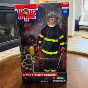 VINTAGE G.I. Joe Search & Rescue Firefighter Action Figure – OB – Complete